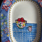 Illustrated Vintage Small Platter - Wall Plate