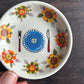 Illustrated vintage small bowl