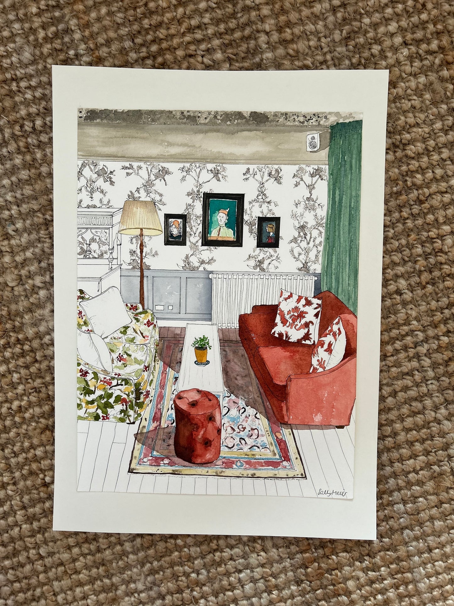 Original Painting of The Pig Hotel