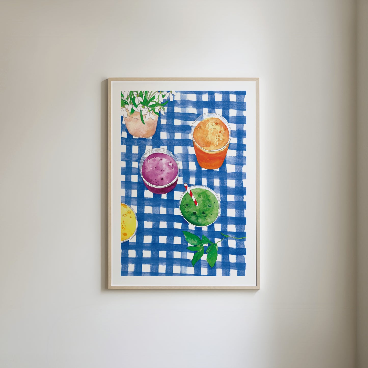 Smoothies Art Print