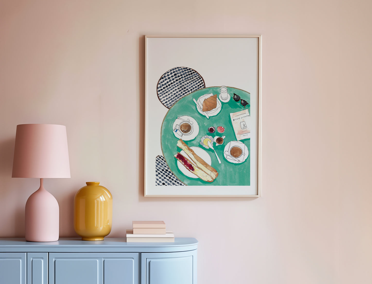Breakfast in Paris Art Print