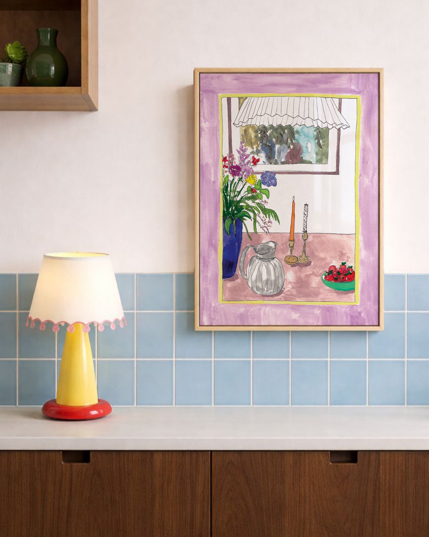 Pink Tabletop Print