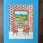 Scandinavian Window View Painting