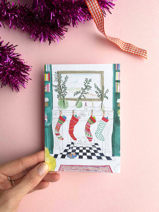 Christmas Stockings Card