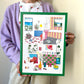 Beach House Interior Story Limited Edition Print
