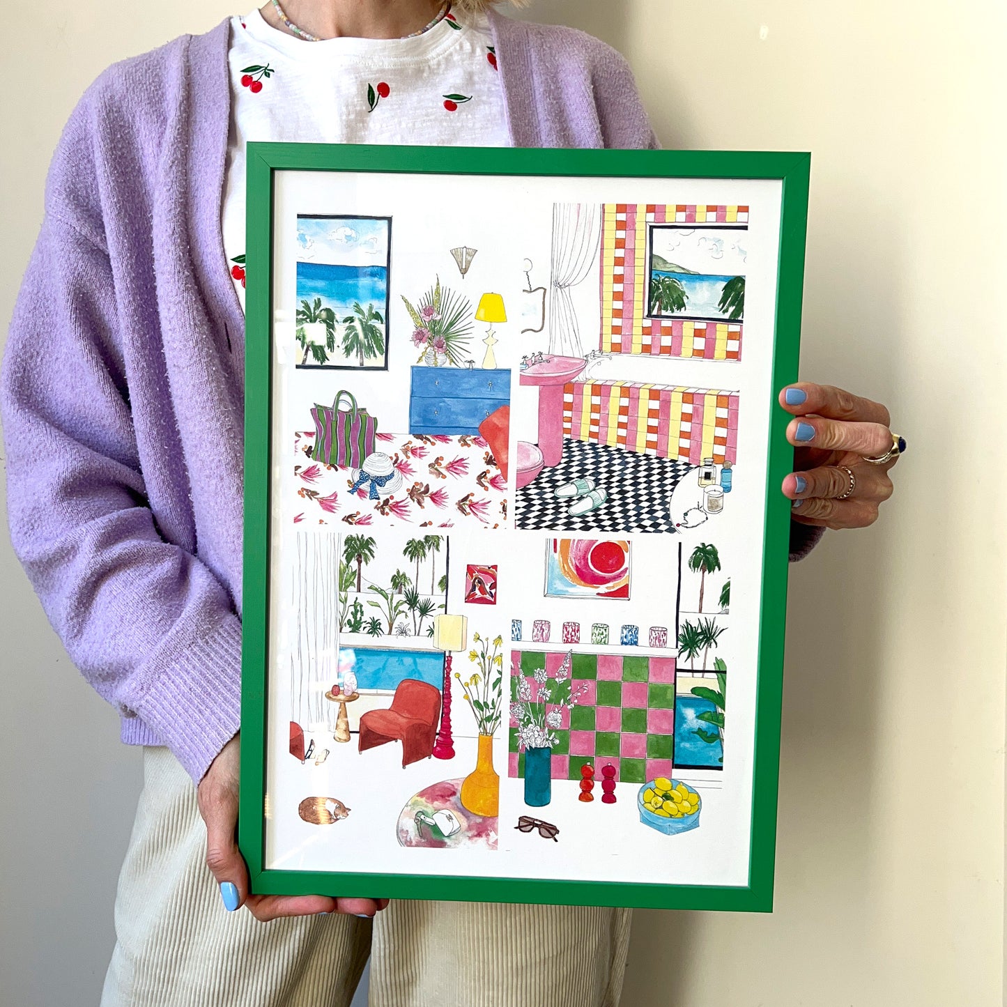 Beach House Interior Story Limited Edition Print