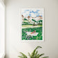 Spring Swiss Alps Art Print