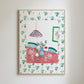 Floral Table for Two Print