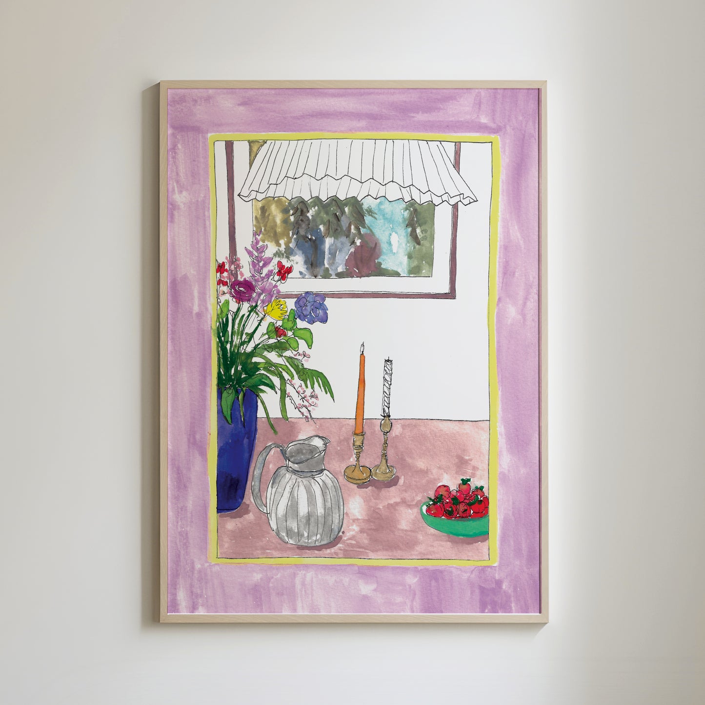 Pink Tabletop Print