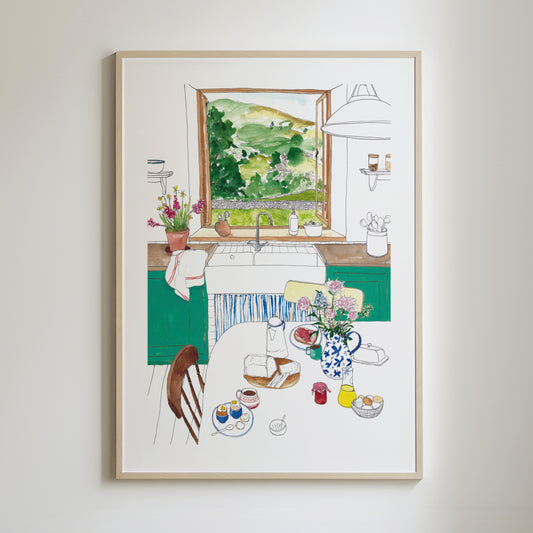 Country House Breakfast Limited Edition Print
