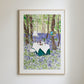 Whimsical Bluebell Wood Outdoor Dining Print