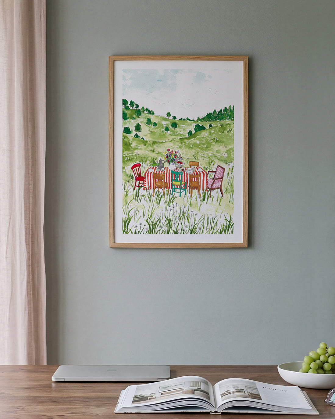 Whimsical Meadow Outdoor Dining Print