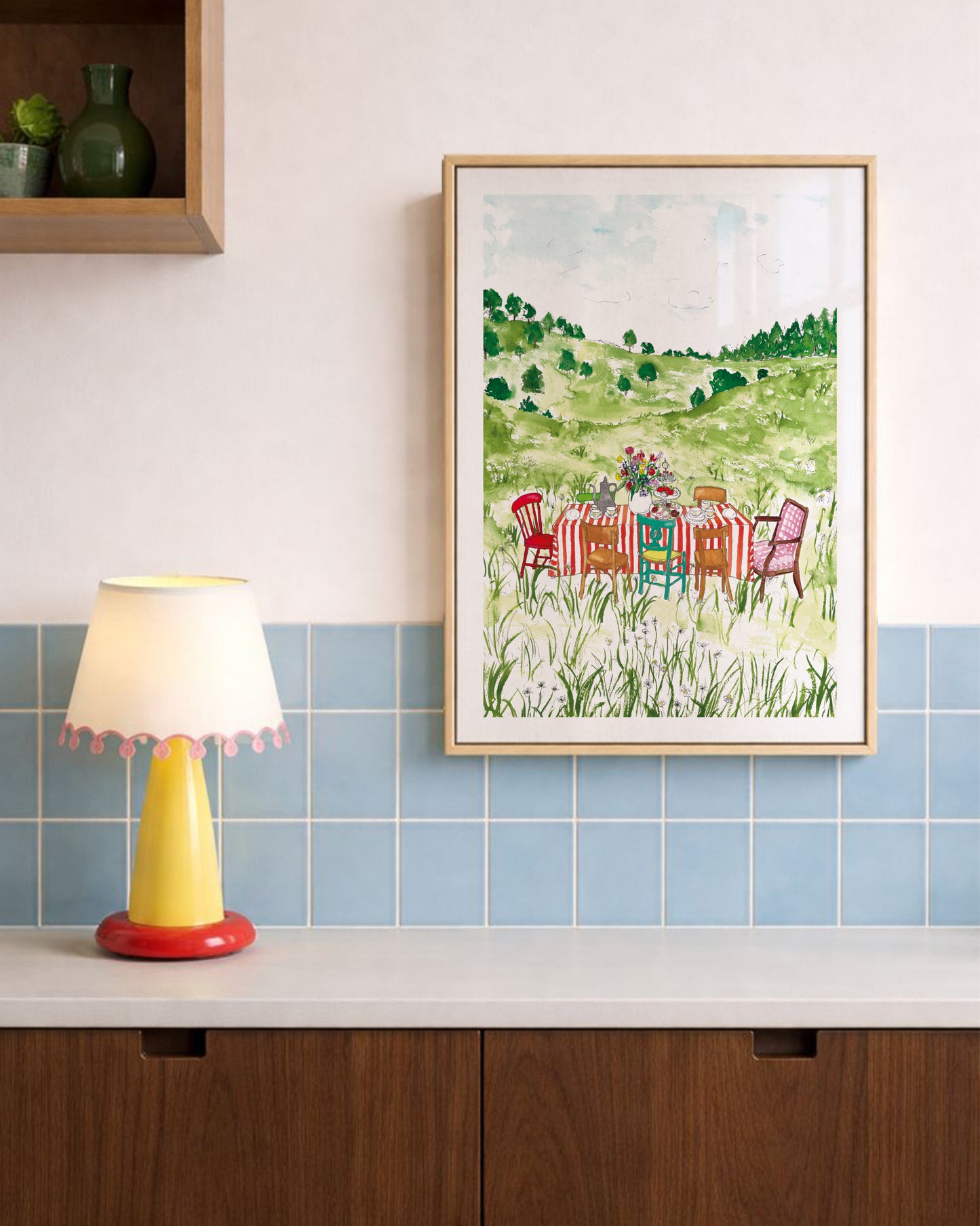 Whimsical Meadow Outdoor Dining Print