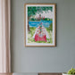 Whimsical Lakeside Outdoor Dining Print