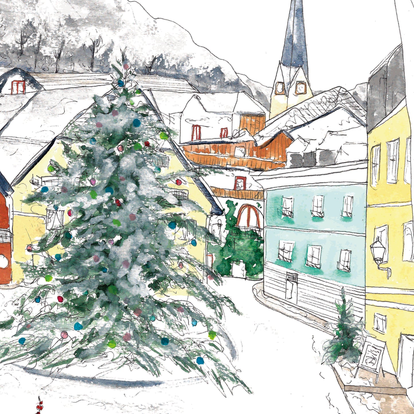 Christmas in Austria Mini Print