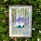 Whimsical Bluebell Wood Outdoor Dining Print