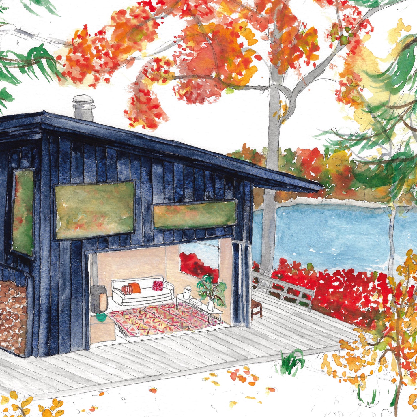 Cabin Limited Edition Art Print