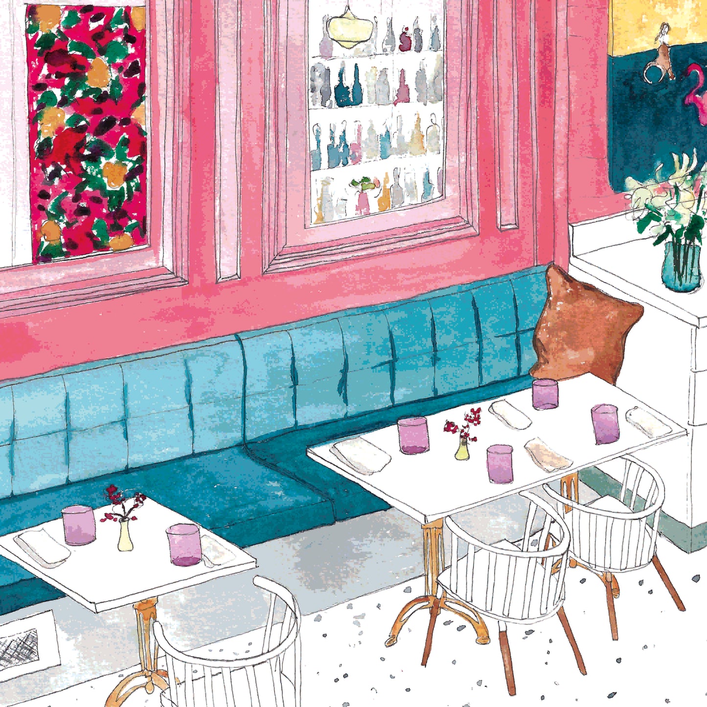 Cafe Cancan Art Print
