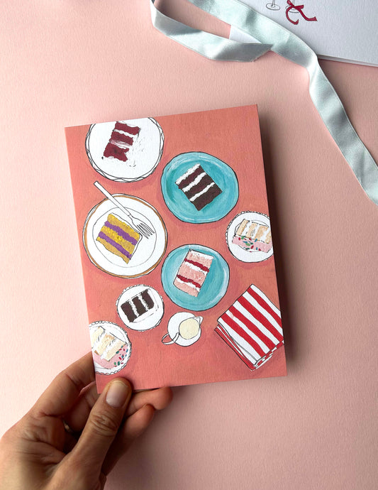 Birthday Cake Slices Card