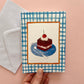 Chocolate Slice of Cake Card