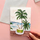 Tropical Coconut Drink Card