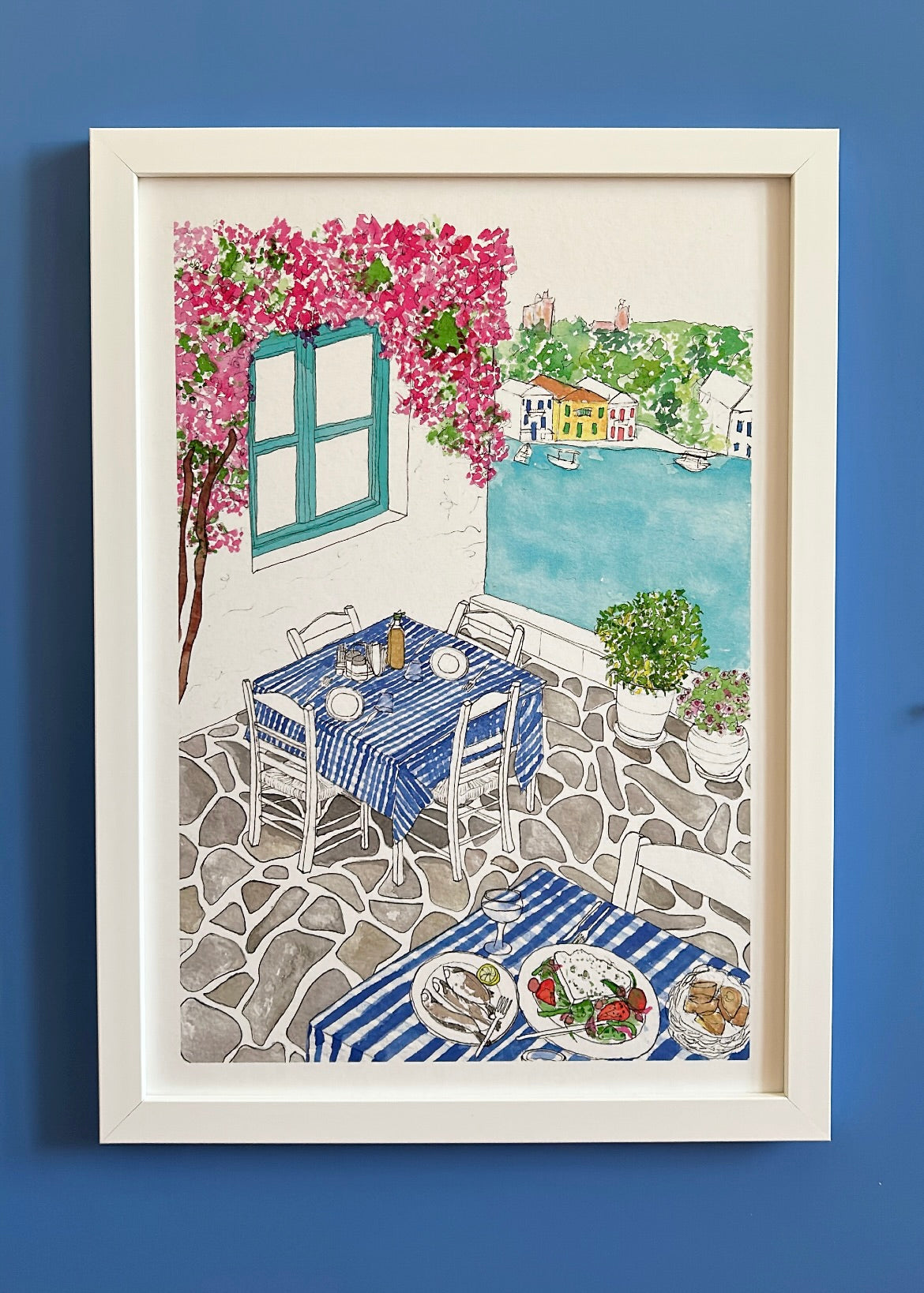 Greek Taverna Limited Edition Print