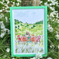 Whimsical Meadow Outdoor Dining Print