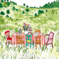 Whimsical Meadow Outdoor Dining Print