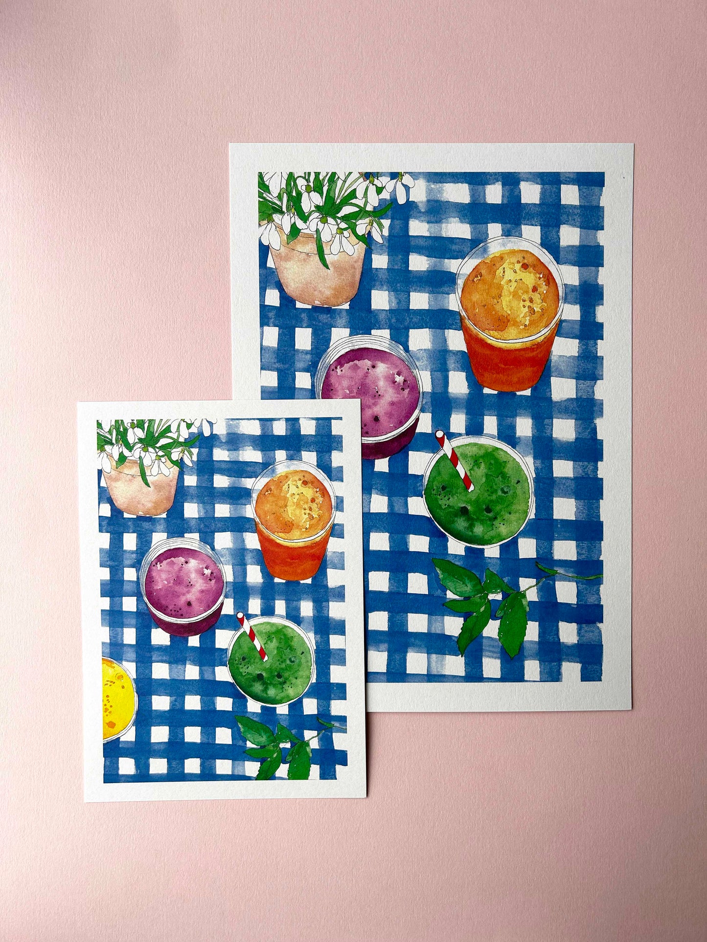 Smoothies Art Print