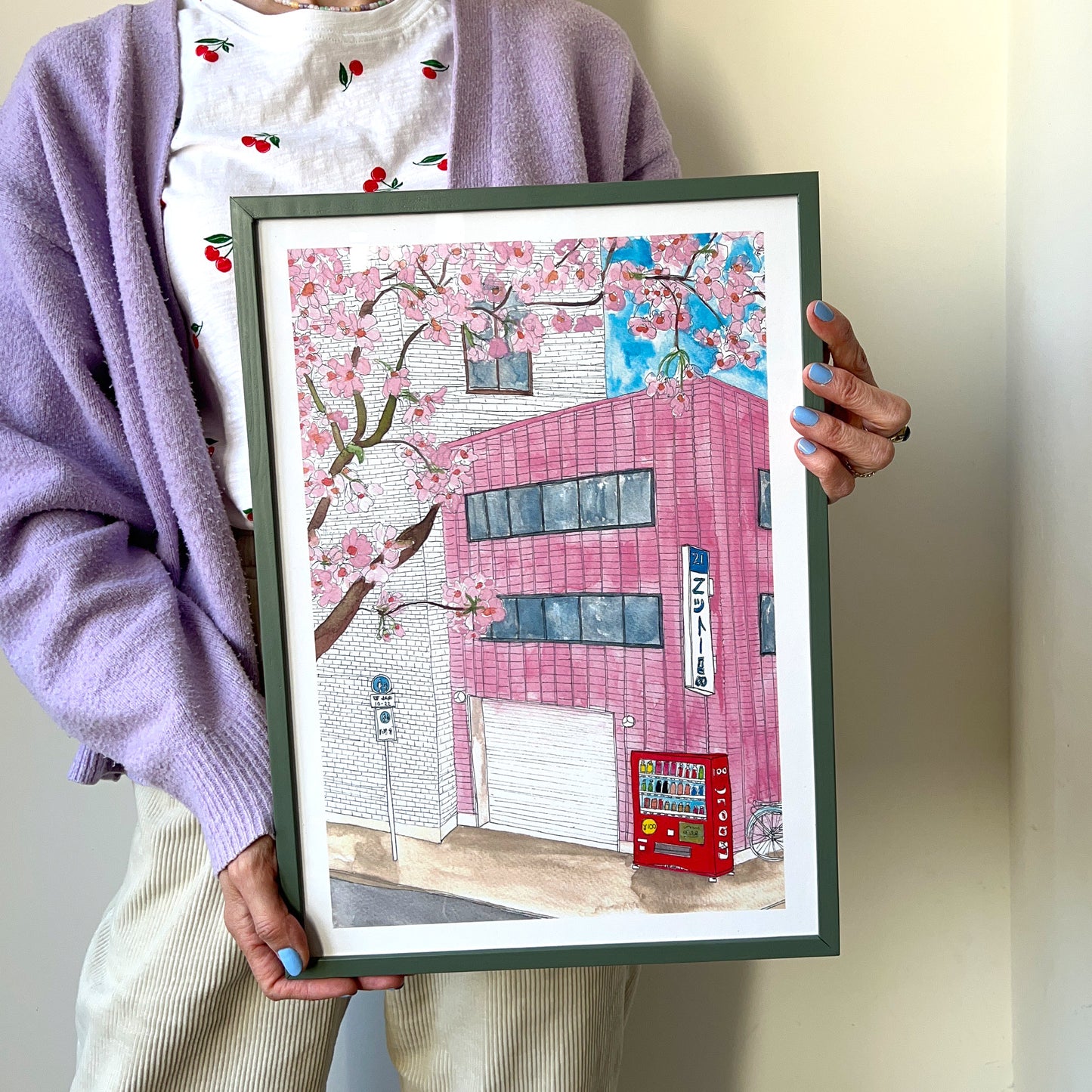 Pink Japan Art Print