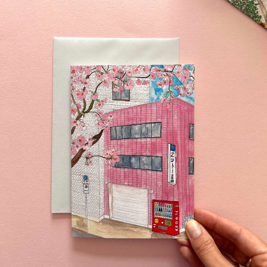 Pink Japan Card