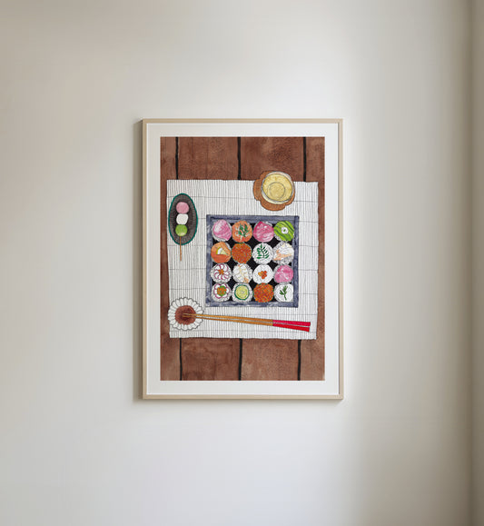 Japanese Meal Art Print