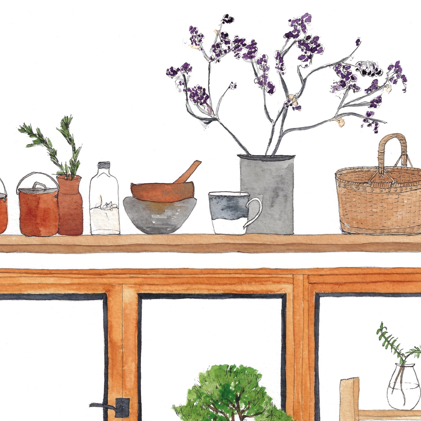Japanese kitchen Limited Edition Print