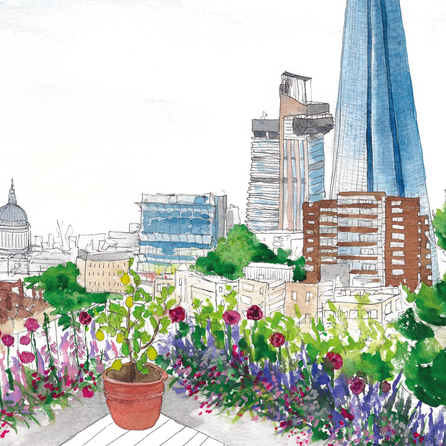 London Skyline Limited Edition Print