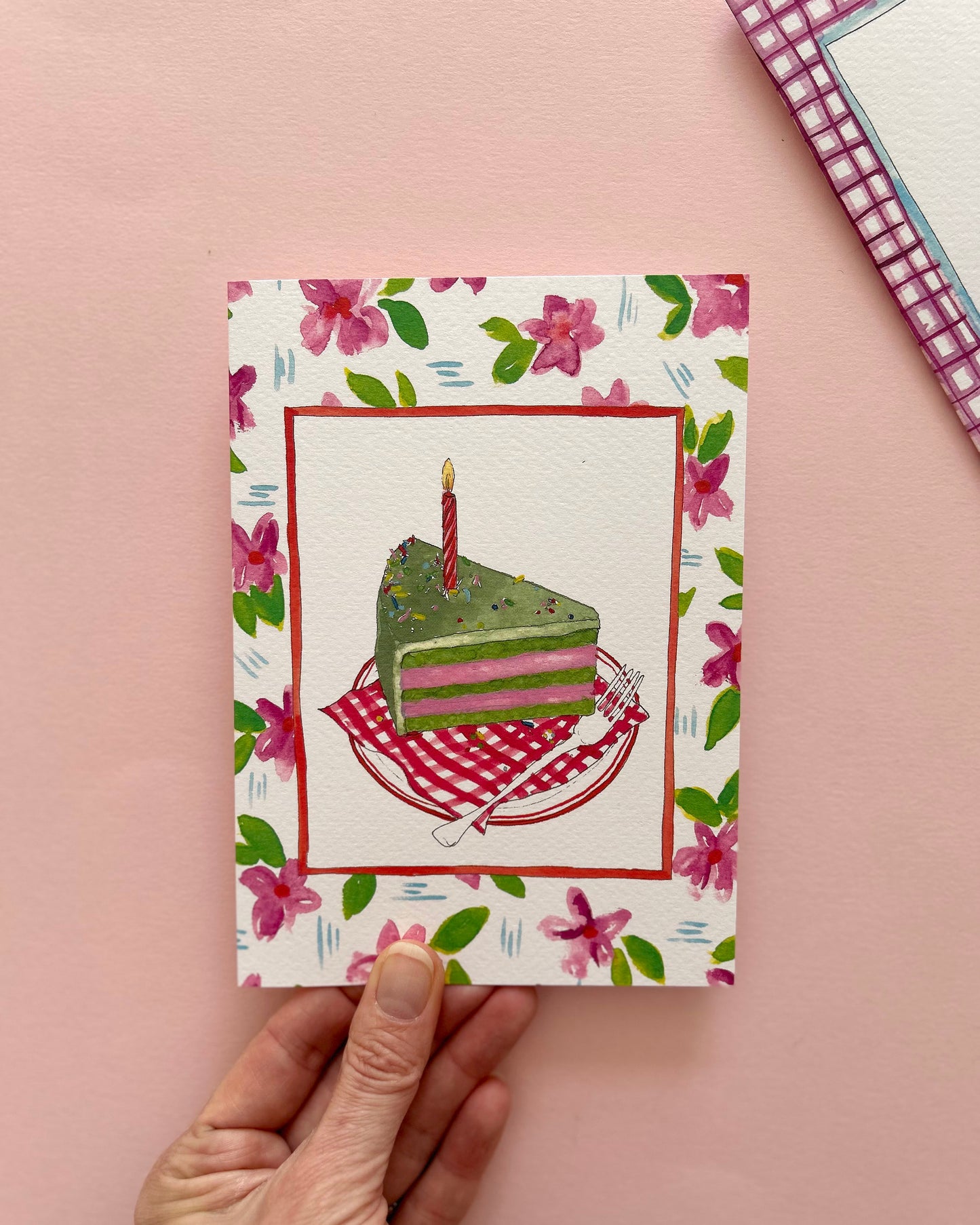 Matcha Birthday Cake