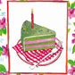 Matcha Birthday Cake