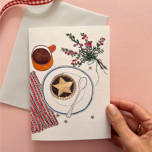 Christmas Mince Pie Card