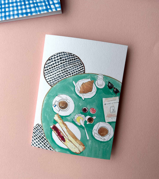 Breakfast in Paris Card