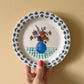 Illustrated Vintage Wall Plate
