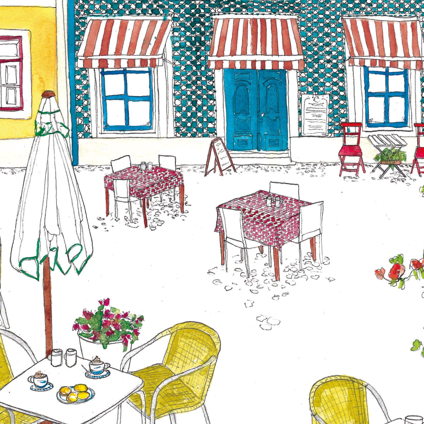 Portuguese City Art Print