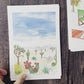 Mini print of Spring Swiss Alps