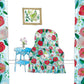 Red and Blue Chair Print