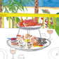 Seaside Dining Print