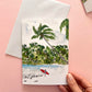 Surfer on the Beach Card