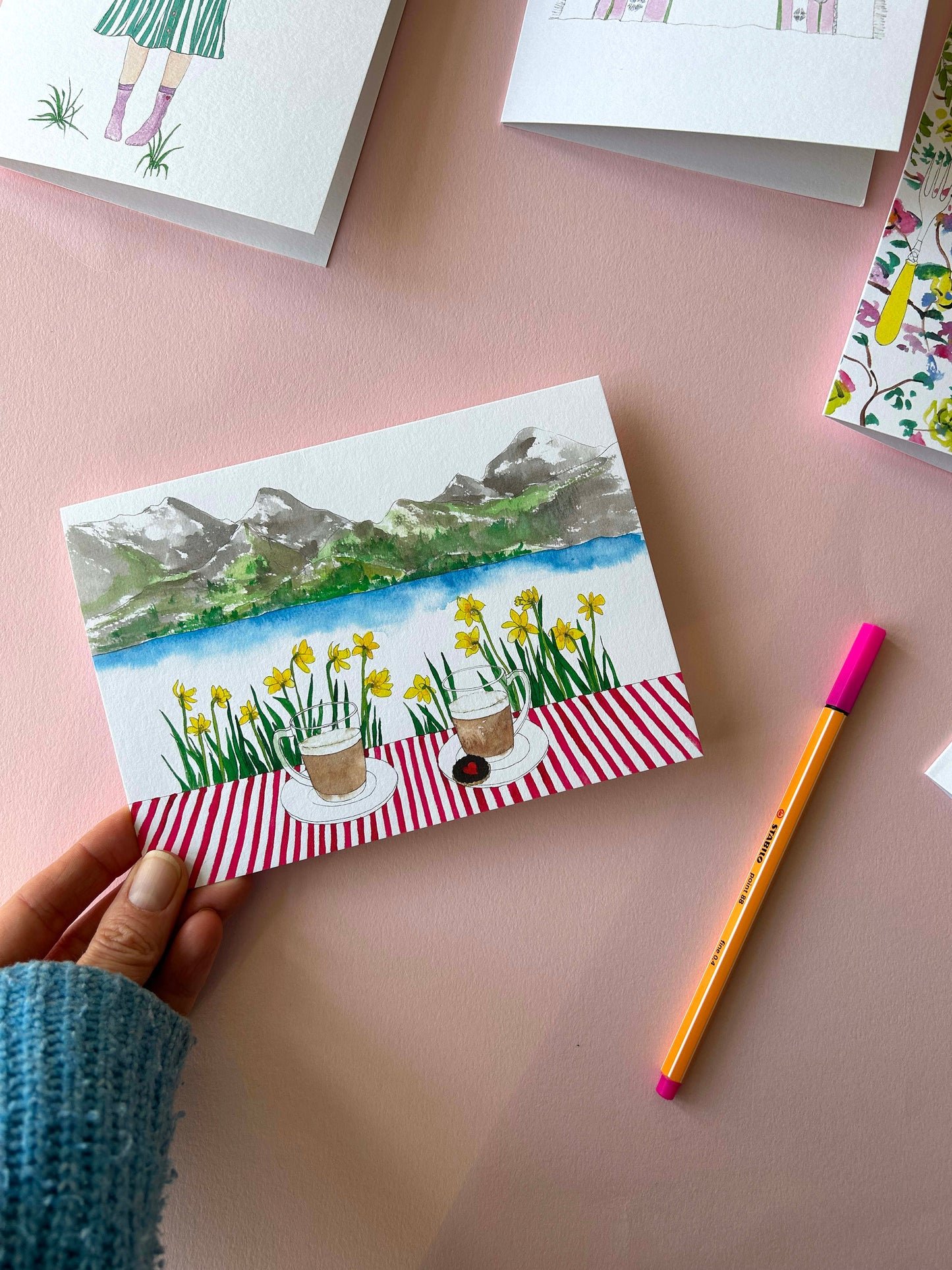 Romance in Spring Card