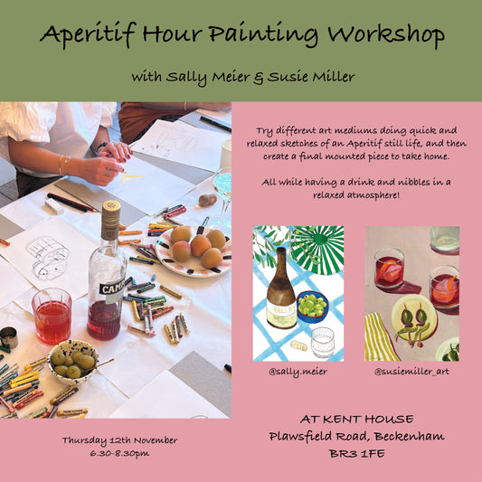 Aperitif Hour Painting Workshop - 12th November 6.30 - 8.30pm