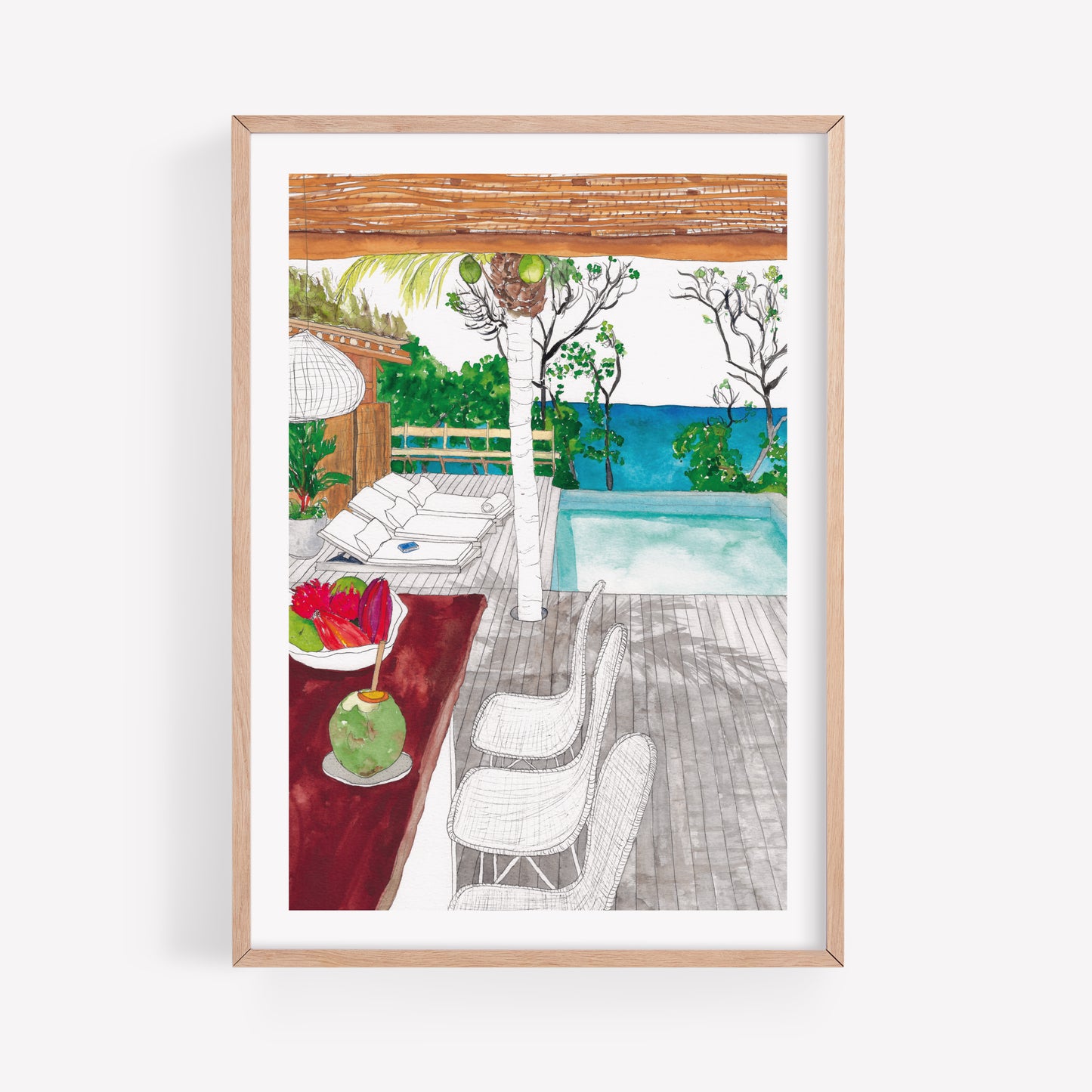 Brazil Hotel Art Print
