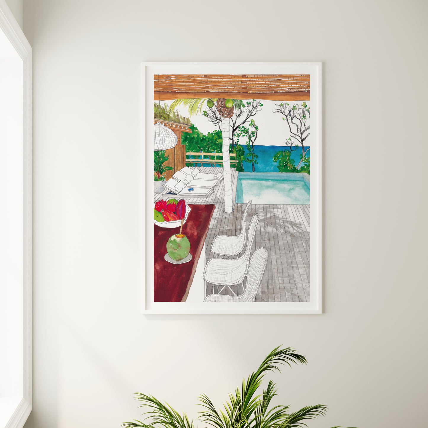 Brazil Hotel Art Print
