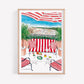 Italy Hotel Rooftop Print