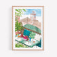Morocco Hotel Rooftop Print